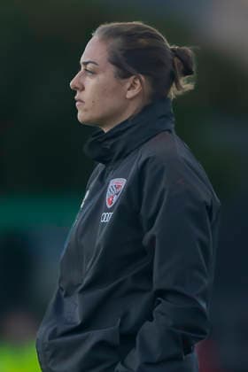 Landsberg, Deutschland 23. September 2026: Toto-Pokal - Bayerischer Landespokal - 2026 2027 - Viertelfinale - TSV 1882 Landsberg gegen FC Ingolstadt 04 Im Bild: Trainerin Sabrina Wittmann (FCI) TSV Sportpark Bayern Copyright: xFotostandx xSchäferx