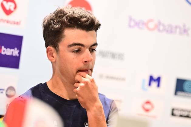 UCI 2026 Road World Championship, WM, Weltmeisterschaft Montreal 23 09 2026 MONTREAL, CANADA - SEPTEMBER 23 : Soenens Viktor pictured during a press conference, PK, Pressekonferenz at the 2026 UCI Road World Championships in Montreal on September 23, 2026 in Montreal, Canada, 23 09 2026 Montreal Canada  Copyright: xPeterxDexVoechtx