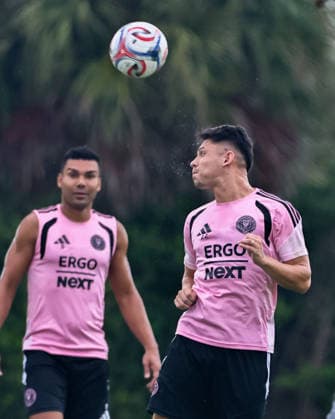 September 23, 2026, Fort Lauderdale, Florida, USA: Inter Miami CF midfielder DAVID AYALA (22) is seen during an Inter Miami Training Session ahead of their MLS, Fussball Herren, USA game against Columbus Crew. Soccer 2026: Inter Miami FC Training  - ZUMAa257 20260923_zsp_a257_013 Copyright: xChrisxArjoonx