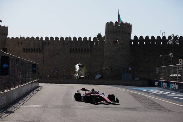 AUTO - FORMULA 2 2026 - BAKU 25 BENNETT John (gbr), Trident, Dallara F2 2024, action during the 12th round of the 2026 FIA Formula 2 Championship from September 24 to 26, 2026 on the Baku City Circuit, in Baku, Azerbaijan - BakuAzerbaijan  Copyright: xEricxAlonsox