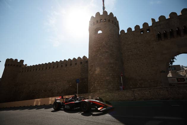AUTO - FORMULA 2 2026 - BAKU 22 VARRONE Nicolas (arg), Van Amersfoort Racing, Dallara F2 2024, action during the 12th round of the 2026 FIA Formula 2 Championship from September 24 to 26, 2026 on the Baku City Circuit, in Baku, Azerbaijan - BakuAzerbaijan  Copyright: xEricxAlonsox