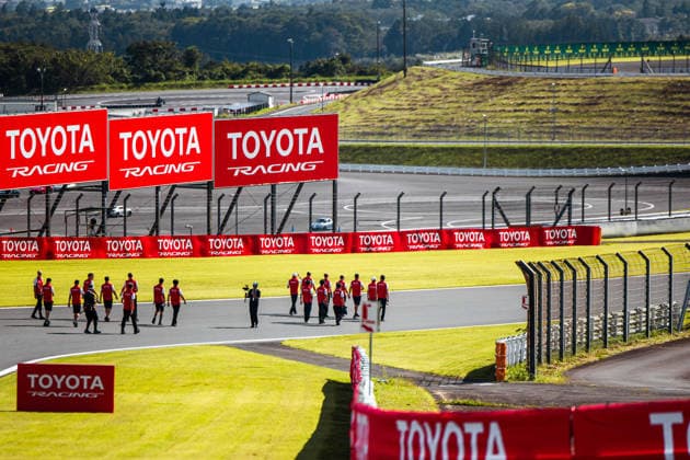 FIA WEC - 6 HOURS OF FUJI 2026 07 CONWAY Mike (gbr), KOBAYASHI Kamui (jpn), DE VRIES Nyck (nld), Toyota Racing, Toyota TR010 Hybrid 07, Hypercar, 08 BUEMI SÃ bastien (swi), HARTLEY Brendon (nzl), HIRAKAWA Ryo (jpn), Toyota Racing, Toyota TR010 Hybrid 08, Hypercar, track walk, during the 6 Hours of Fuji 2026, 6th round of the 2026 FIA World Endurance Championship, from September 25 to 27, 2026 on the Fuji Speedway in Oyama, Shizuoka, Japan - Copyright: xAndreaxLorenzinax