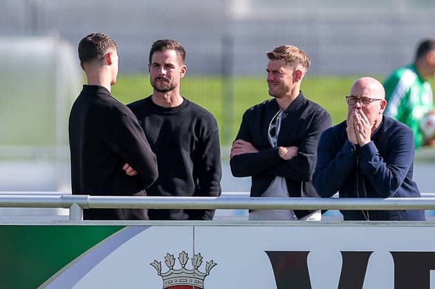 23.09.2026, Fussball, Training des FC Schalke 04. Luca Podlech, Michael Langer, Simon Terodde Gelsenkirchen Trainingsgelände FC Schalke 04 NRW Deutschland xRHR-FOTO YYx Copyright: RHR-FOTOx RHR-FOTO YY