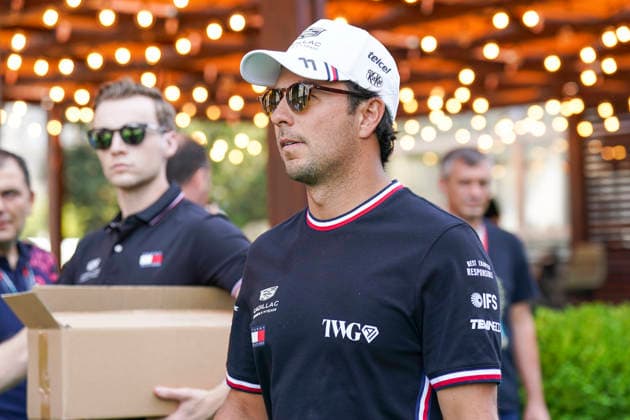 FORMULA 1 AZERBAIJAN GRAND PRIX 2026 Sergio Perez (MEX) 11 Cadillac F1 Team in the paddock during the Formula 1 Qatar Airways Azerbaijan Grand Prix 2026, Round 15 of the 2026 Formula 1 World Championship, WM, Weltmeisterschaft from 24th - 26th September 2026 at the Baku City Circuit, Baku, Azerbaijan. Credit: Robbie Hoad Every Second Media Editorial use only. All images are copyright Every Second Media Limited. No images may be reproduced without prior permission. Copyright: xIMAGO EveryxSecondxMediax ESM-2183-0109 RobbiexHoadx xEveryxSecondxMediax