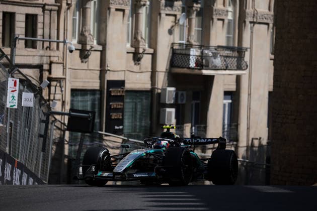F1 - AZERBAIJAIN GRAND PRIX 2026 12 KIMI ANTONELLI Andrea (ita), Mercedes AMG F1 Team W17, action during the 2026 Formula 1 Azerbaijan Grand Prix, 15th round of the 2026 Formula One World Championship, WM, Weltmeisterschaft from September 24 to 26, 2026 on the Baku City Circuit, in Baku, Azerbaijan - BakuAzerbaijan  Copyright: xDPPIx