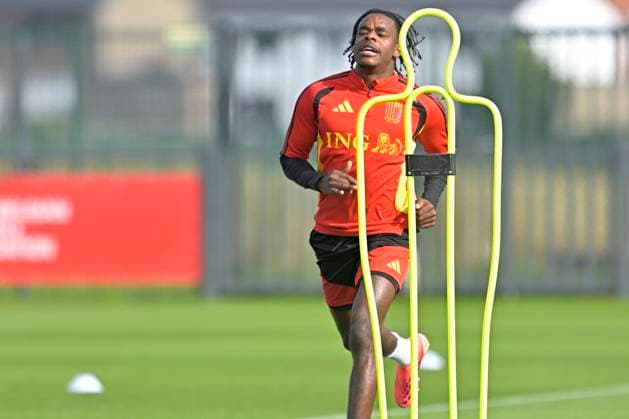 Italy v Belgium - UEFA Nations League 2026 Media Activities 24 09 2026 TUBEKE, BELGIUM - SEPTEMBER 24 : Ngoy Nathan defender of Belgium during a training session ahead of the UEFA Nations League tournament league phase matchday 1 group A1 match between Italy and Belgium on September 24, 2026 in Tubeke, Belgium, 24 09 2026 Tubeke Belgium  Copyright: xSesx