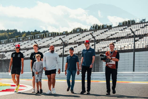 FIA WEC - 6 HOURS OF FUJI 2026 32 FARFUS Augusto (bra), GELAEL Sean (idn), LEUNG Darren (gbr), Team WRT, BMW M4 GT3 Evo 32, LM GT3, track walk, during the 6 Hours of Fuji 2026, 6th round of the 2026 FIA World Endurance Championship, from September 25 to 27, 2026 on the Fuji Speedway in Oyama, Shizuoka, Japan -  Copyright: xAndreaxLorenzinax