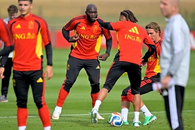 Italy v Belgium - UEFA Nations League 2026 Media Activities 24 09 2026 TUBEKE, BELGIUM - SEPTEMBER 24 : Lukaku Romelu forward of Belgium during a training session ahead of the UEFA Nations League tournament league phase matchday 1 group A1 match between Italy and Belgium on September 24, 2026 in Tubeke, Belgium, 24 09 2026 Tubeke Belgium  Copyright: xSesx