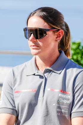 THE LOUIS VUITTON 38TH AMERICA™S CUP PRELIMINARY REGATTA, NAPLES Margherita Porro Luna Rossa 2 Helm During the press conference, PK, Pressekonferenz to present the teams at Castel dell™Ovo on 24 September 2026. _BPH3760 Copyright: xAntonioxBalascox