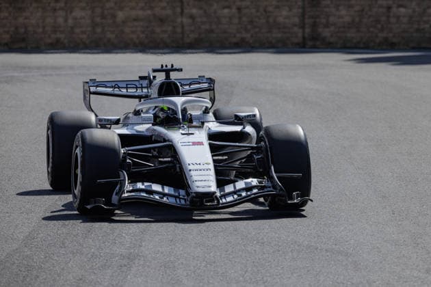 Formula 1 GP Azerbaijan Baku. Thursday, 24. September 2026 Sergio Perez 11, Cadillac Formula 1 Team; Formula 1 GP Azerbaijan Baku. Thursday, 24. September 2026 Copyright: xBEAUTIFULxSPORTS Erlhofx