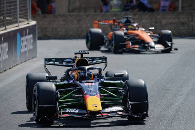Formula 1 GP Azerbaijan Baku. Thursday, 24. September 2026 Max Verstappen 3, Oracle Red Bull Racing, Oscar Piastri 81, McLaren Mastercard F1 Team; Formula 1 GP Azerbaijan Baku. Thursday, 24. September 2026 Copyright: xBEAUTIFULxSPORTS Erlhofx