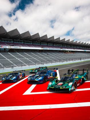 FIA WEC - 6 HOURS OF FUJI 2026 007 GAMBLE Tom (gbr), TINCKNELL Harry (gbr), Aston Martin THOR Team, Aston Martin Valkyrie 007, Hypercar, 23 ADAM Jonny (gbr), BARRICHELLO Eduardo (bra), NEWELL Gray (usa), Heart of Racing Team, Aston Martin Vantage AMR GT3 Evo 23, LM GT3, 27 DRUDI Mattia (ita), JAMES Ian (usa), ROBICHON Zacharie (can), Heart of Racing Team, Aston Martin Vantage AMR GT3 Evo 27, LM GT3, 009 RIBERAS Alex (spa), SORENSEN Marco (dnk), Aston Martin THOR Team, Aston Martin Valkyrie 009, Hypercar, during the 6 Hours of Fuji 2026, 6th round of the 2026 FIA World Endurance Championship, from September 25 to 27, 2026 on the Fuji Speedway in Oyama, Shizuoka, Japan - OyamaJapan  Copyright: xANTONINxVINCENTx