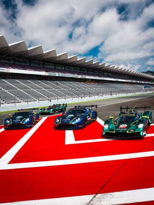FIA WEC - 6 HOURS OF FUJI 2026 007 GAMBLE Tom (gbr), TINCKNELL Harry (gbr), Aston Martin THOR Team, Aston Martin Valkyrie 007, Hypercar, 23 ADAM Jonny (gbr), BARRICHELLO Eduardo (bra), NEWELL Gray (usa), Heart of Racing Team, Aston Martin Vantage AMR GT3 Evo 23, LM GT3, 27 DRUDI Mattia (ita), JAMES Ian (usa), ROBICHON Zacharie (can), Heart of Racing Team, Aston Martin Vantage AMR GT3 Evo 27, LM GT3, 009 RIBERAS Alex (spa), SORENSEN Marco (dnk), Aston Martin THOR Team, Aston Martin Valkyrie 009, Hypercar, during the 6 Hours of Fuji 2026, 6th round of the 2026 FIA World Endurance Championship, from September 25 to 27, 2026 on the Fuji Speedway in Oyama, Shizuoka, Japan - OyamaJapan  Copyright: xANTONINxVINCENTx