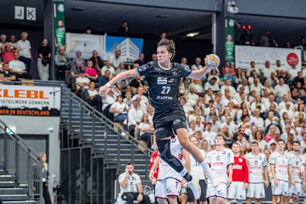 DHB Pokal; TV Hüttenberg - THW Kiel, 23.09.26 Vincent Faciejew (THW Kiel, 27) DHB Pokal; TV Hüttenberg - THW Kiel: Wetzlar, 23.09.26 Copyright: xBEAUTIFULxSPORTS Roeczeyx