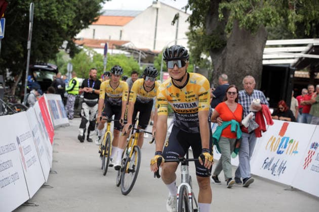 CRO Race 2026: Stage 3 Nicolas Gojkovic of Pogi Team Gusto Ljubljana during the third stage of the CRO Race 2026, a 174.5-kilometre route from Krk to Labin on September 24, 2026 in Krk, Croatia. The six-stage race runs from September 22 to 27 across Croatia.  GoranxKovacic PIXSELL
