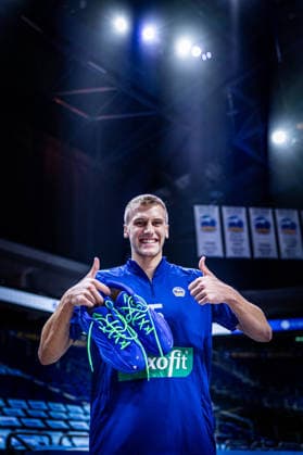 Basketball Berlin 24.09.2026 Saison 2026 2027 EasyCredit BBL 1. Bundesliga Männer, Herren Alba Berlin - Skyliners Frankfurt Sam Griesel (Alba Berlin, No.05)