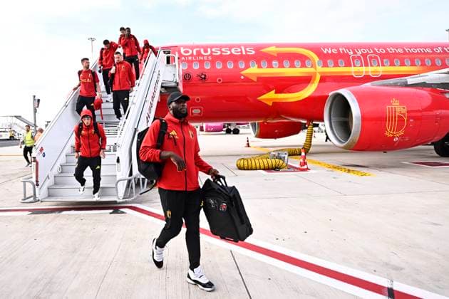 Italy v Belgium - UEFA Nations League 2026 Media Activities 24 09 2026 ROME, ITALY - SEPTEMBER 24 : Lukaku Romelu forward of Belgium pictured during arrival at the airport prior the UEFA Nations League tournament league phase matchday 1 group A1 match between Italy and Belgium on September 24, 2026 in Rome, Italy, 24 09 2026 Rome Italy  Copyright: xTomasxSiskx