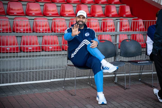 24.09.2026, Fussball, Saison 2026 2027, Testspiel, Rot-Weiß Oberhausen - FC Schalke 04, Trainer Miron Muslic (FC Schalke 04) xRHR-FOTO YYx Copyright: KROEGER RHR-FOTOx RHR-FOTO YY