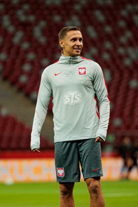Przemyslaw Frankowski seen during Official press conference, PK, Pressekonferenz and training of Polish National football team before Nations League MD1 game against Bosnia (Maciej Rogowski Ball Raw Images) Warsaw PGE Narodowy Poland Copyright: xMaciejxRogowskix maciejrogowski_24092026-22