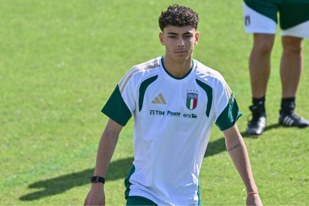 IPA88920443 - Italian player Samuele Inacio during TEAM ITALY - TRAINING, a UEFA Nations League soccer match in Florence, Italy, on September 24, 2026  Copyright: xLisaxGuglielmi IPAxSportx xx IPA88920443