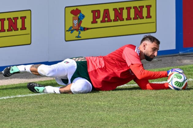 IPA88920446 - Italian player Gianlugi Donnarumma during TEAM ITALY - TRAINING, a UEFA Nations League soccer match in Florence, Italy, on September 24, 2026  Copyright: xLisaxGuglielmi IPAxSportx xx IPA88920446