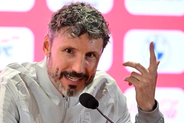Italy v Belgium - UEFA Nations League 2026 Media Activities 24 09 2026 ROME, ITALY - SEPTEMBER 24 : Van Bommel Mark head coach of Belgium speaking with the media during a pre-match press conference, PK, Pressekonferenz ahead of the UEFA Nations League tournament league phase matchday 1 group A1 match between Italy and Belgium on September 24, 2026 in Rome, Italy, 24 09 2026 Rome Italy  Copyright: xJanxDexMeuleneirx
