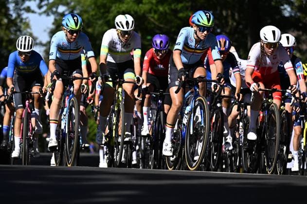 Belgian Tess Moerman pictured in action during the Women™s U23 race (134km) at the cycling World Championship, WM, Weltmeisterschaft in Montreal, Canada, Thursday 24 September 2026. The UCI road world championships are taking place from 20 to 27 September, in Montreal, Canada. JASPER JACOBS Belgian Tess Moerman pictured in action during the Junior Men race (134km) at the cycling World Championship, in Montreal, Canada, Thursday 24 September 2026. The UCI road world championships are taking place from 20 to 27 September, in Montreal, Canada. JASPER JACOBS,%items the Junior Men race (134km) at the cycling World Championship, in Montreal, Canada, Thursday 24 September 2026. The UCI road world championships are taking place from 20 to 27 September, in Montreal, Canada. JASPER JACOBS JASPERxJACOBS,JASPERxJACOBS  x0867746370stx