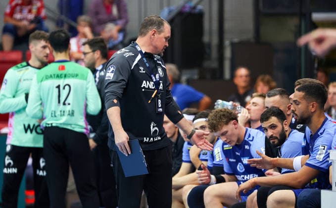 24.09.2026, Deutschland, Stuttgart, DHB Pokal Saison 2026 2027, TVB Stuttgart vs. HC Erlangen, TVB Trainer Misha Kaufmann