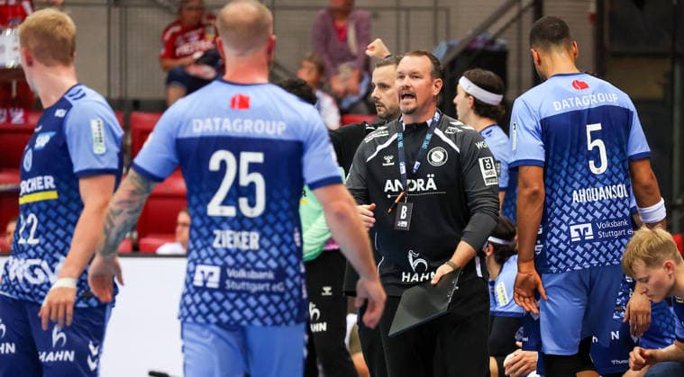 24.09.2026, Deutschland, Stuttgart, DHB Pokal Saison 2026 2027, TVB Stuttgart vs. HC Erlangen, TVB Trainer Misha Kaufmann
