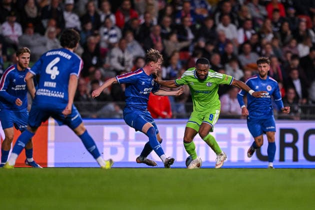 24.09.2026, Fussball, Saison 2026 2027, Testspiel, Rot-Weiß Oberhausen - FC Schalke 04, Moussa Sylla (FC Schalke 04) xRHR-FOTO YYx Copyright: KROEGER RHR-FOTOx RHR-FOTO YY