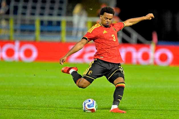 Belgium v Belarus - UEFA Under 21 2027 Championship WESTERLO, BELGIUM - SEPTEMBER 24 : Ngnokam Lucas Noubi defender of Belgium U21, U 21 during UEFA Under 21 2027 Championship tournament league phase matchday 7 group I match between Belgium and Belarus on September 24, 2026 in Westerlo, Belgium, 24 09 2026 Westerlo Belgium  Copyright: xSesx