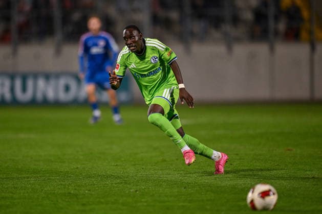24.09.2026, Fussball, Saison 2026 2027, Testspiel, Rot-Weiß Oberhausen - FC Schalke 04, Paul Ndiaye (FC Schalke 04 ) xRHR-FOTO YYx Copyright: KROEGER RHR-FOTOx RHR-FOTO YY