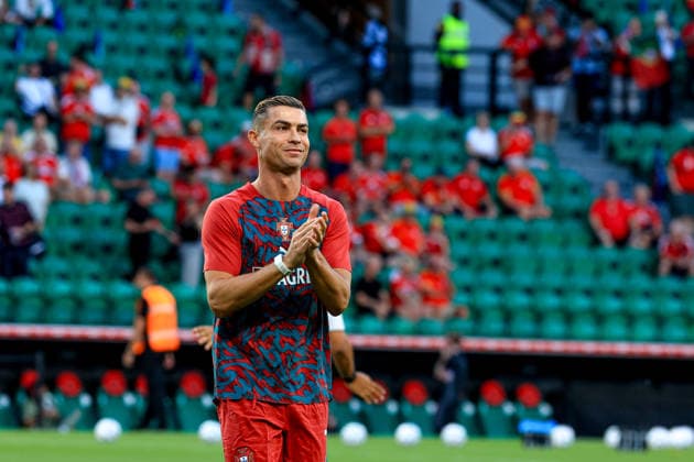 Estadio Jose Alvalde Cristiano Ronaldo forward of Portugal thanks for the support during the UEFA Nations League 2026 27 group phase match between Portugal and Wales at Estadio Jose Alvalade on September 24, 2026 in Lisbon, Portugal. Portugal v Wales - UEFA Nations League 2026 27 Group A4 MD1 (Valter Gouveia SPP) Copyright: xValterxGouveia SPPx spp-en-VaGo-VG_L2270