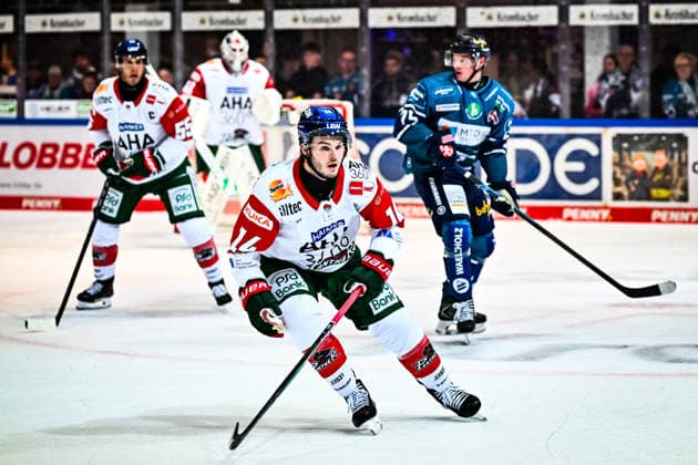 D.J. Busdeker (Augsburger Panther, 14), GER, Iserlohn Roosters vs. Augsburger Panther, Eishockey, Penny-DEL, 3. Spieltag, Spielzeit 2026 2027, 24.09.2026, GER, Iserlohn Roosters vs. Augsburger Panther, Eishockey, Penny-DEL, 3. Spieltag, Spielzeit 2026 2027, 24.09.2026 Iserlohn Copyright: xJonasxBrockmann Eibner-Pressefotx EP_JBN