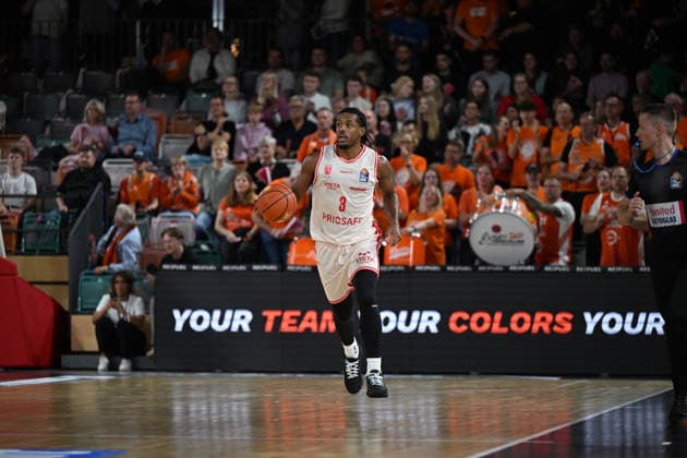 24.09.2026, GER, Basketball, Bundesliga 2.Spieltag, Saison 2026 2027, Vechta, RASTA-Dome, RASTA Vechta vs BMA365 Bamberg Baskets Jordan WRIGHT ( BMA365 Bamberg Baskets 3 ) Vechta RASTA Dome Niedersachsen Deutschland Copyright: xnordphotoxGmbHx xRojahnx