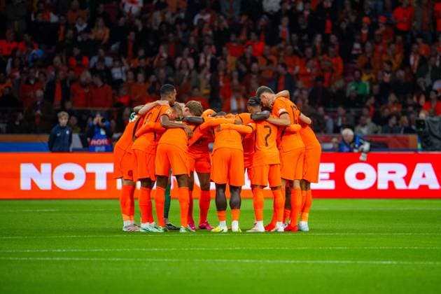 Fußball, Herren, Saison 2026 27, UEFA Nations League (Liga A, Gruppe 2, 1. Spieltag) in Amsterdam, Niederlande - Deutschland, Niederländischer Kreis, 24.09.2026, Copyright: xMatthiasxKochx