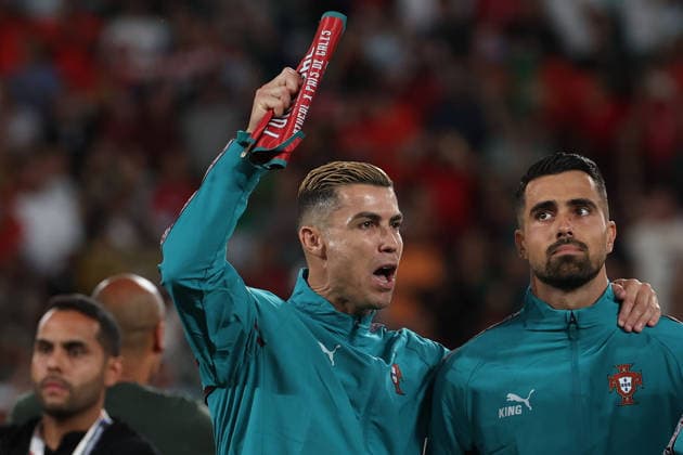 Lisbon, Portugal - September 24: Cristiano Ronaldo (Portugal) come on, team during the UEFA Nations League 2026 27 League Phase Matchday 1 match between Portugal and Wales at Estadio Jose Alvalade on September 24, 2026 in Lisbon, Portugal Copyright: HMBxMedia JoaquimxFerreira