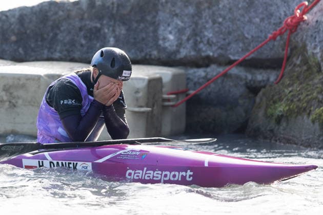 ICF Canoe Slalom European Championships Hanna Danek during ICF Canoe Slalom European Championships in Ivrea, Italy, on September 24, 2026 Ivrea Italy  Copyright: xFotoxOlimpikx originalFilename:jastrzebowski-icfcanoe260924_npYU6.jpg