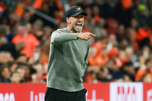 UEFA Nations League - 26 27 - Niederlande - Deutschland am 24.09.2026 in der Johan-Cruyff-Arena in Amsterdam, Trainer Jürgen Juergen Jurgen Klopp (Deutschland) reagiert an der Seitelinie.