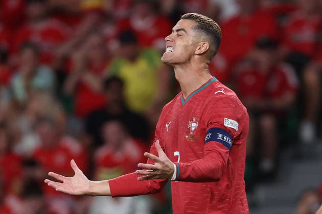 Lisbon, Portugal - September 24: Cristiano Ronaldo (Portugal) dissapointed during the UEFA Nations League 2026 27 League Phase Matchday 1 match between Portugal and Wales at Estadio Jose Alvalade on September 24, 2026 in Lisbon, Portugal Copyright: HMBxMedia JoaquimxFerreira