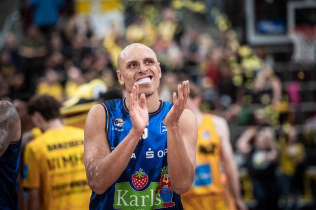 Robin Amaize (Rostock Seawolves, 15) - sichtlich enttaeuscht ueber Auswaertsniederlage in Ludwigsburg GER, MHP Riesen Ludwigsburg vs. Rostock Seawolves, Basketball Bundesliga, easycredit BBL, 2. Spieltag, Spielzeit 2026 2027, 24.09.2026 GER, MHP Riesen Ludwigsburg vs. Rostock Seawolves, Basketball Bundesliga, easycredit BBL, 2. Spieltag, Spielzeit 2026 2027, 24.09.2026 Ludwigsburg Copyright: xSandyxDinkelackerx EP_SDR