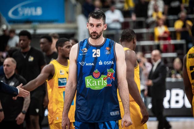 Owen Klassen (Rostock Seawolves, 29) - sichtlich enttaeuscht ueber Auswaertsniederlage in Ludwigsburg GER, MHP Riesen Ludwigsburg vs. Rostock Seawolves, Basketball Bundesliga, easycredit BBL, 2. Spieltag, Spielzeit 2026 2027, 24.09.2026 GER, MHP Riesen Ludwigsburg vs. Rostock Seawolves, Basketball Bundesliga, easycredit BBL, 2. Spieltag, Spielzeit 2026 2027, 24.09.2026 Ludwigsburg Copyright: xSandyxDinkelackerx EP_SDR
