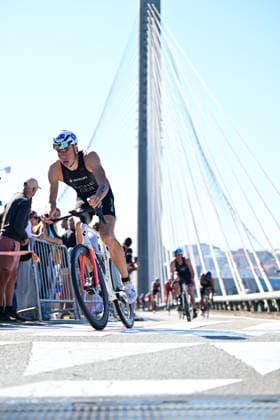 2026 World Triathlon Championship Finals Pontevedra Christian Ache of Germany is in action during the junior men race in 2026 World Triathlon Championship Finals Pontevedra at Pontevedra on September 24, 2026 in Pontevedra, Spain. Pontevedra Pontevedra Spain Copyright: xKaanxUcele PSxImagesxKaanxUcele PSxImagesx