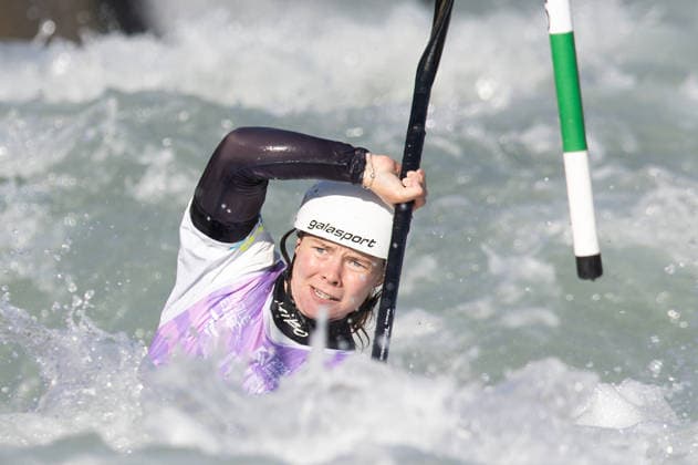 ICF Canoe Slalom European Championships Lois Leaver during ICF Canoe Slalom European Championships in Ivrea, Italy, on September 24, 2026 Ivrea Italy  Copyright: xFotoxOlimpikx originalFilename:jastrzebowski-icfcanoe260924_npREn.jpg