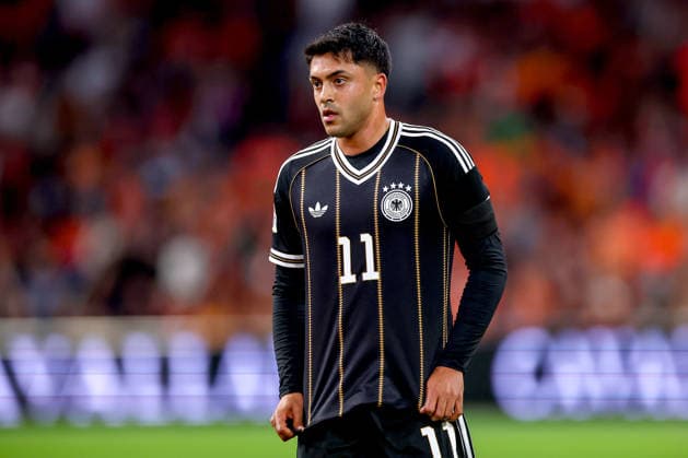 24.09.2026, Fußball, Länderspiel, Niederlande - Deutschland, Auftakt der UEFA Nations League 2026 2027, 1.Spieltag, Johan Cruijff ArenA (Amsterdam), Saison 2026 27: Nadiem Amiri (GER 11) DFB regulations prohibit any use of photographs as image sequences and or quasi-video. Niederlande