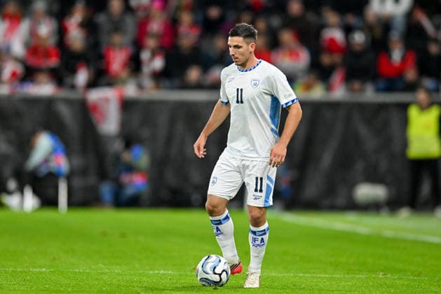 24.09.2026, Oberoesterreich Arena Linz, AUT, Uefa Nations League 2026 27 Group B - Oesterreich vs Israel, im Bild Oskar Gloukh (ISR) UEFA Nations League 2026 27 Group B Match between Austria and Israel in Linz, Austria on 2026 09 24 Linz Oberoesterreich Austria