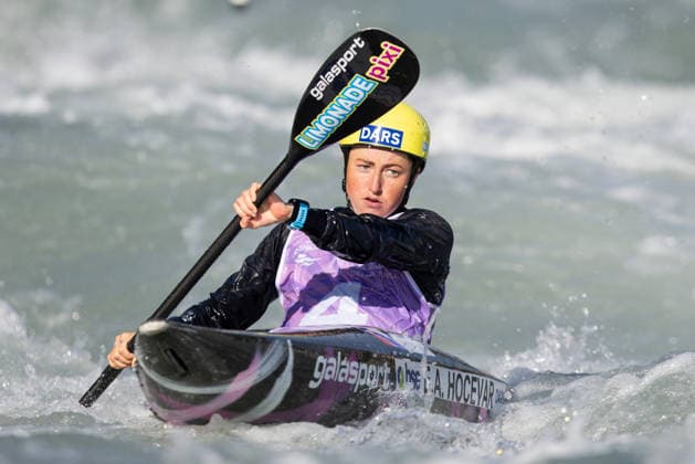 ICF Canoe Slalom European Championships Eva Alina Hocevar during ICF Canoe Slalom European Championships in Ivrea, Italy, on September 24, 2026 Ivrea Italy  Copyright: xFotoxOlimpikx originalFilename:jastrzebowski-icfcanoe260924_npHXq.jpg