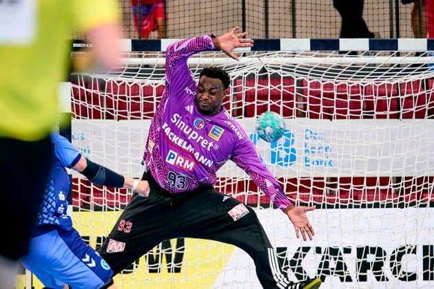 Rubens Pierre (93, HC Erlangen ) 24.09.2026 - Handball - DHB Pokal - Saison 2026 2027 - 02. Runde: TVB 1898 Stuttgart - HC Erlangen Metropolregion Nürnberg HCE - PeKo - xpexkox -