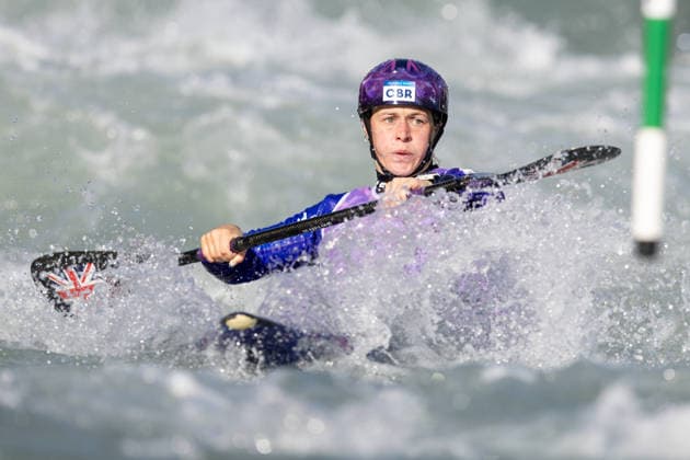 ICF Canoe Slalom European Championships Kimberley Woods during ICF Canoe Slalom European Championships in Ivrea, Italy, on September 24, 2026 Ivrea Italy  Copyright: xFotoxOlimpikx originalFilename:jastrzebowski-icfcanoe260924_np20J.jpg