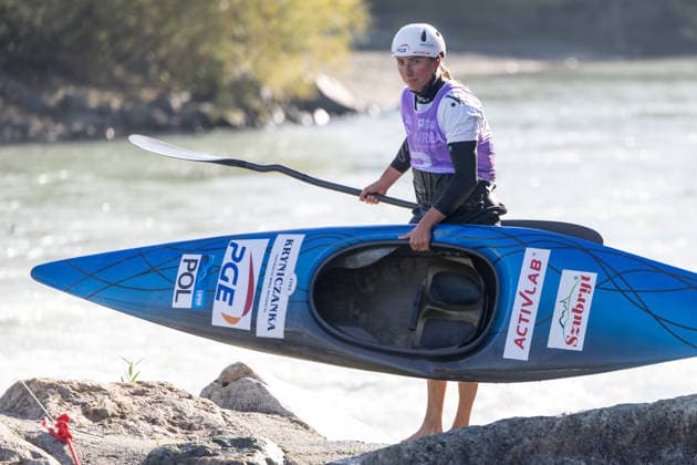 ICF Canoe Slalom European Championships Klaudia Zwolinska during ICF Canoe Slalom European Championships in Ivrea, Italy, on September 24, 2026 Ivrea Italy  Copyright: xFotoxOlimpikx originalFilename:jastrzebowski-icfcanoe260924_npOcj.jpg